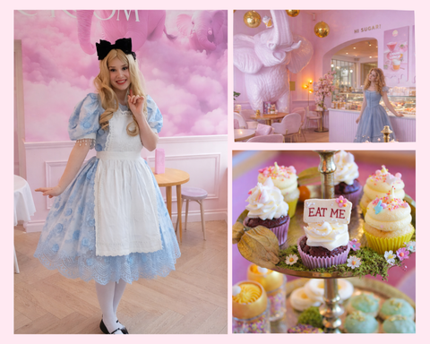 Alice in wonderland high tea party met pasen