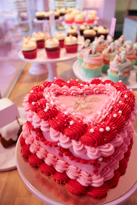 Mini cake topper 'I Love You'