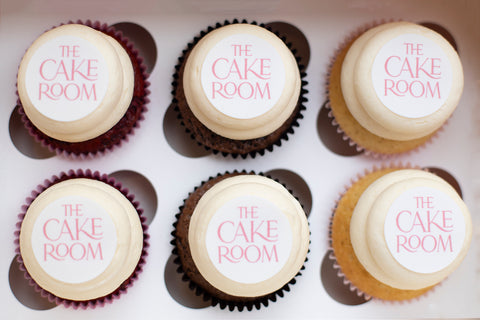 Cupcakes met logo/foto (6st.)