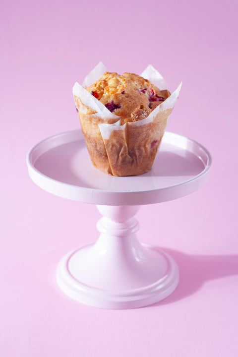 White Choco Raspberry Muffin
